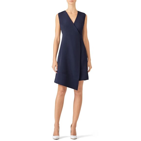 Of Mercer Dresses & Skirts - NWT Of Mercer Navy Barrow Wrap Dress, M, Asymmetrical ModernPolished